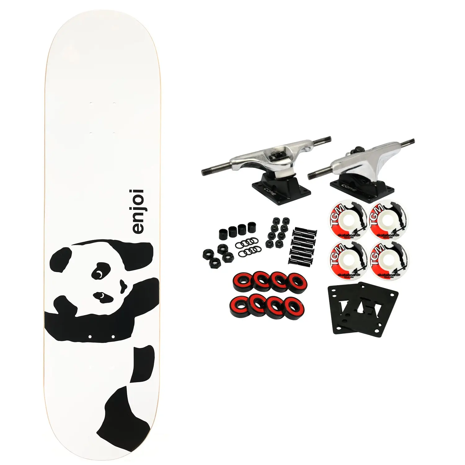 Enjoi Skateboard Complete Whitey Panda 8.25" x 31.75"