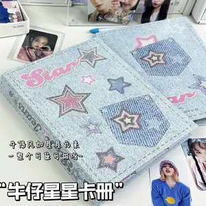 IFFVGX Star A5 Binder Photocard Holder Kpop Idol Photo Album Photocards Collect Book Album Para Fotografias Photo Card Supplies Cover Decor