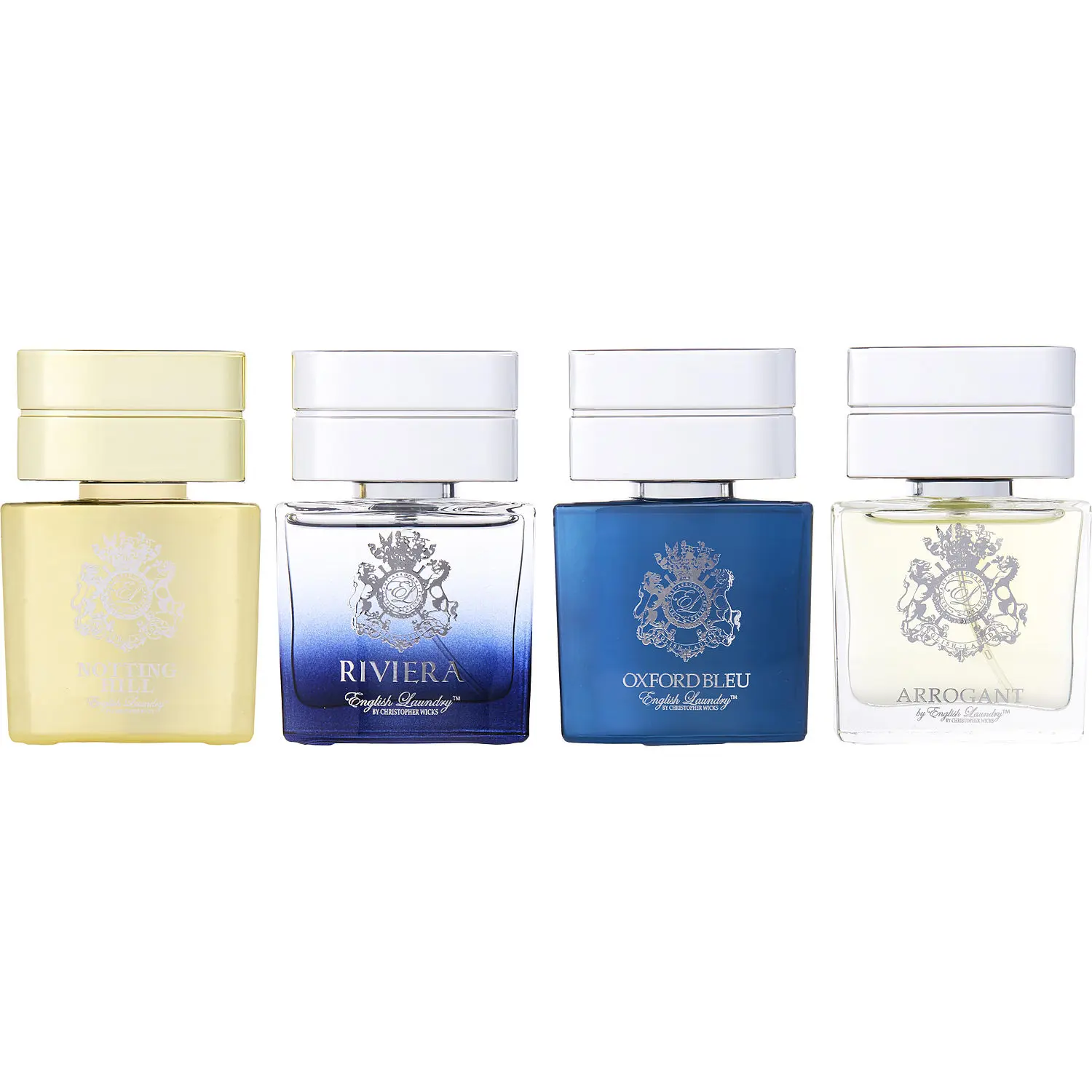 English Laundry Variety Set-4 Piece Mens Variety With Notting Hill & Riviera & Oxford Bleu & Arrogant And All Are Edp 0.68 Oz For Men English Laundry Variety Set-4 Piece Mens Variety With Notting Hill & Riviera & Oxford Bleu & Arrogant And All Are Edp 0.68 Oz For Men