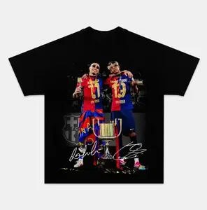 Youth and Adult Raphinha & Lamine Yamal Graphic Tee, Unisex Shirt, Gift For Fans