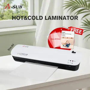 A-SUB A3 Hot & Cold Laminator + Koala 200gsm Glossy Inkjet Photo Paper, Perfect for DIY Cake Toppers & Party Favors