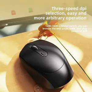 Wireless Dual Mode Multispeed Mouse (2.4g + Ble) with Alkaline Batteries, Ergonomic Design for Office, Home & Webpage Use, Ideal for Students & Professionals