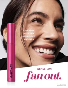 Lash Love Fanorama Mascara - Ultrafluttery Lashes with Zigzag Design & Soft Silicone Bristles for Perfect Application - Makeup