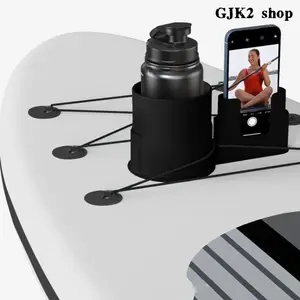 2-in-1 Kayak Cup Holder with Phone Mount, Waterproof Drink & Phone Stand for Kayaking, Paddleboarding & Surfing