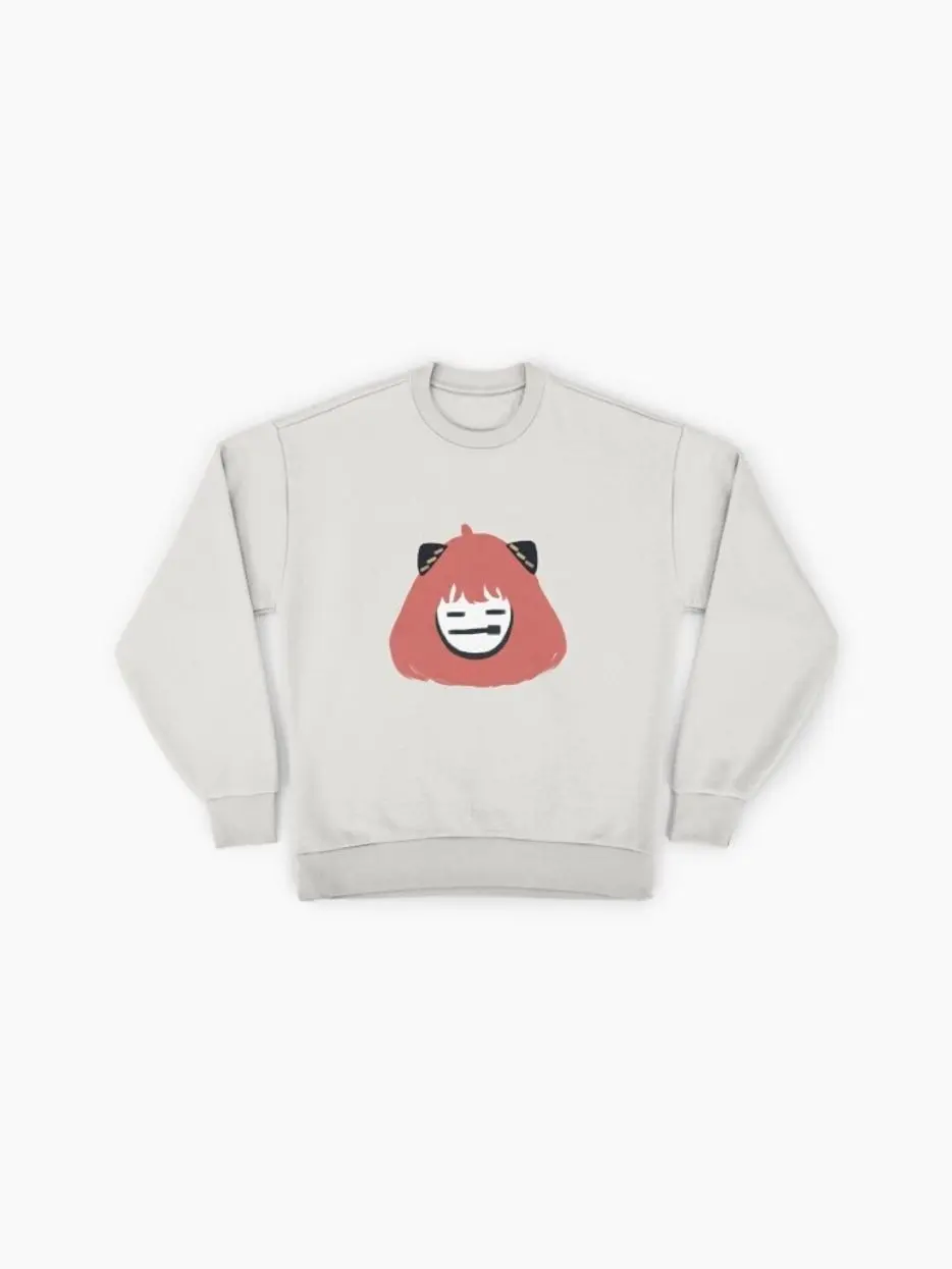 Anime Crunchyroll Clothing silly little anya Premium Oversized Sweatshirt Anime Fan Apparel