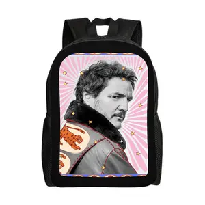 Pedro-Pascal-Backpacks for Girls, Cute School Backpack, Aesthetic Bookbag for Teens, Lightweight Classic Backpack for Travel, Work, Picnic A-3