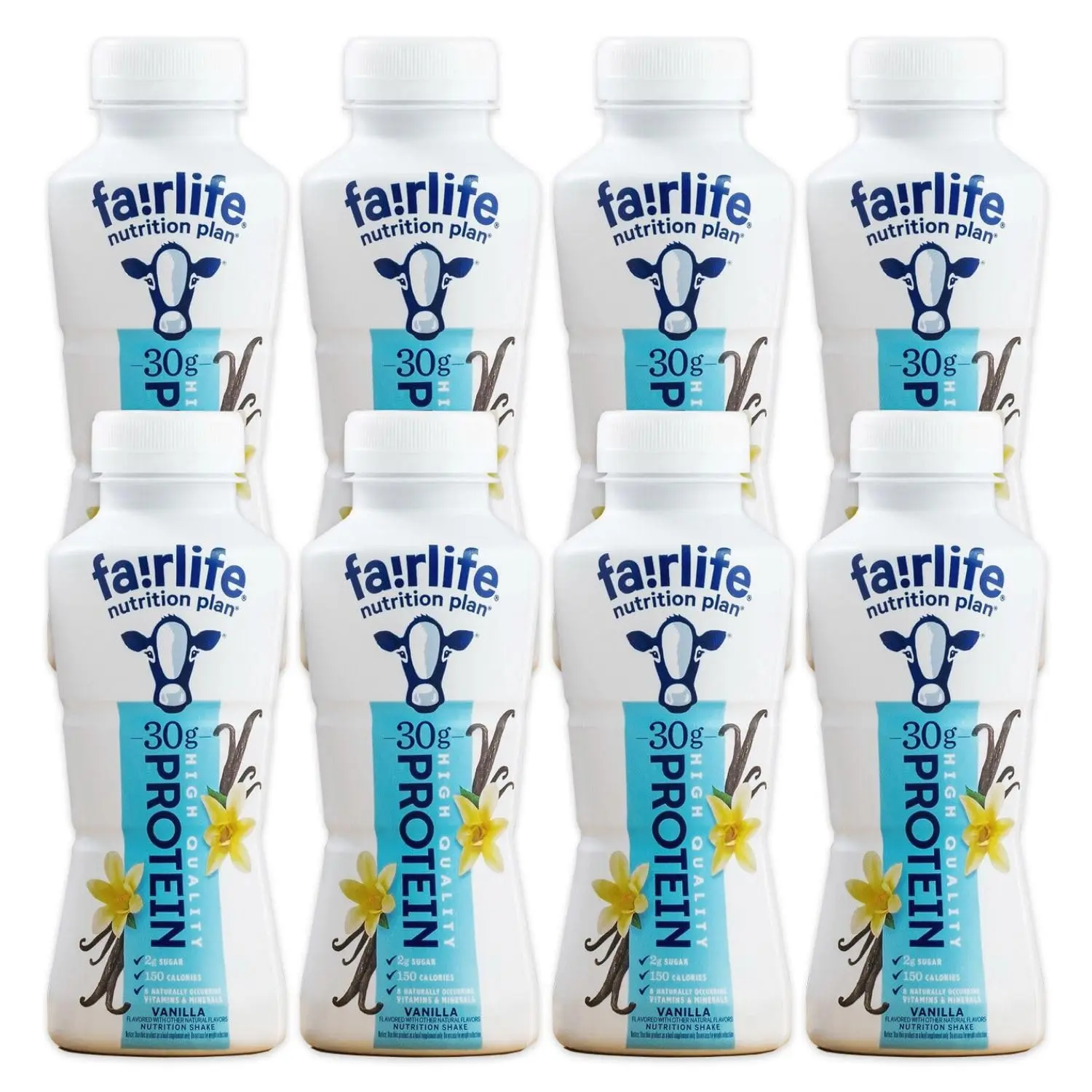 Fair life Nutrition Plan 30g Vanilla Protein Shake 8 Pack 11.5 fl oz