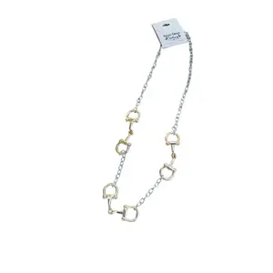 Mixed Metal 3 Bit Necklace