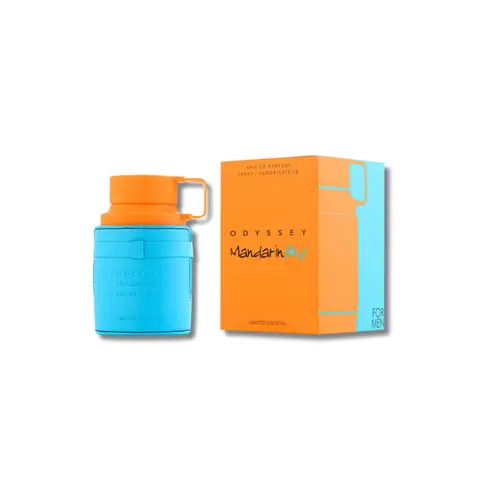 Armaf Odyssey Mandarin Sky Limited Edition EDP - Masculine Men's Fragrance, Men's Cologne, Alcohol-Based Liquid, Aromatic Citrus Woody Warm Spicy Sweet Notes, Vanilla Amber, Long-Lasting, 2.02 fl oz (2 to 2.9 fl oz Range)