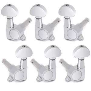 Die-Cast Guitar String Tuning PegsMechine Heads Tuners Tuning Keys 3L3R Chrome