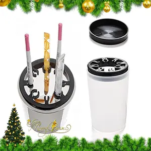 Acrylic Nail Brush Cleaner Acrylic Brush Cleaner Liquid Acrylic Paint Brush Cleaner Nails Artist Acrylic (Nail Brush Container)