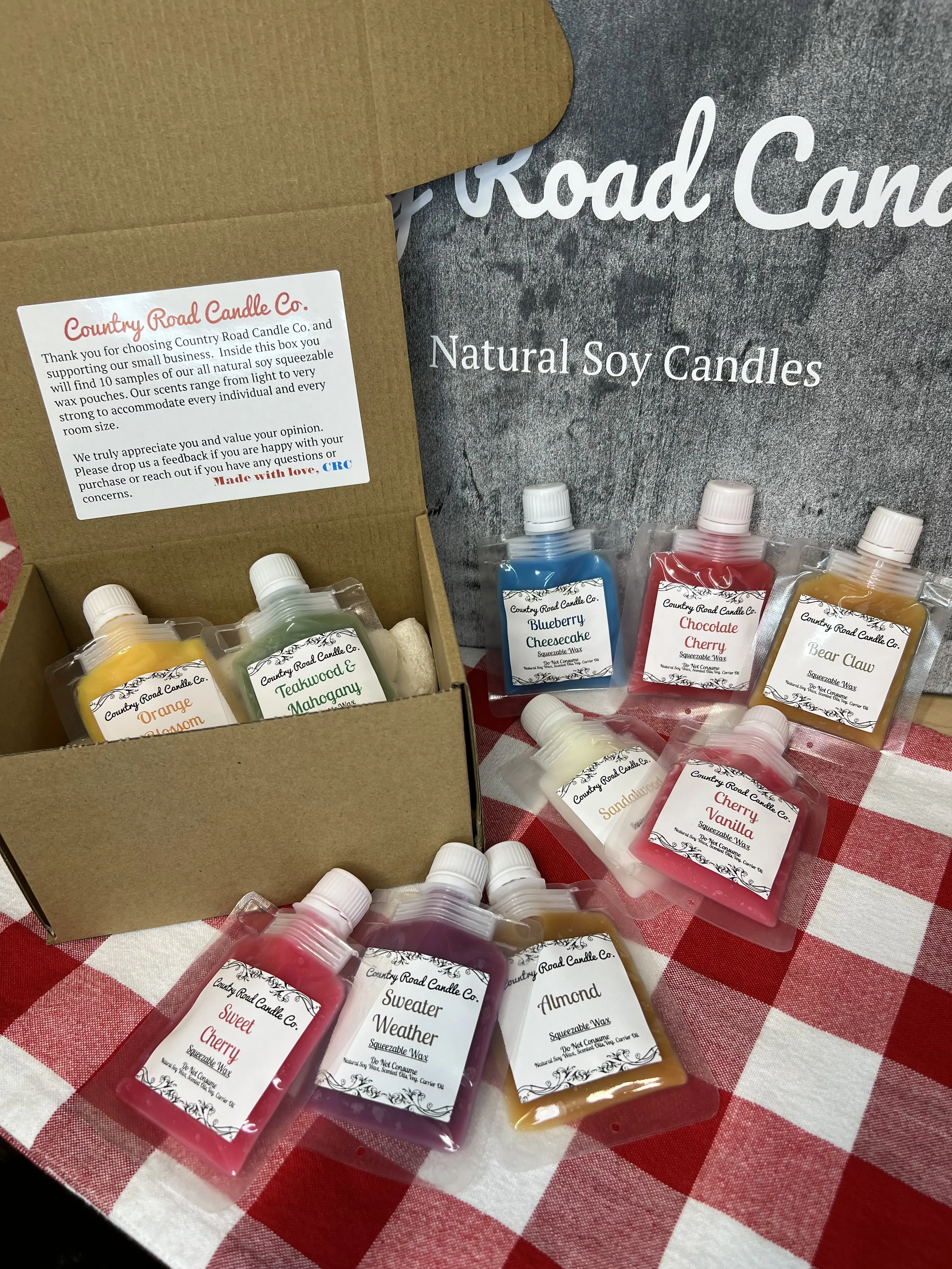 Squeezable Wax Melts | 1oz Collection Packs | Squeezy Wax Melts | Strong Wax Melts | Wax Melt Sampler Box