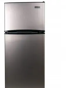 7.5 Cu. Ft. Platinum Series Refrigerator with Standard Door Style Stainless Look Finish Adjustable Shelves & Spill-Proof Glass Shelves