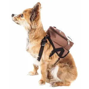 Large-Pocketed Compartmental Animated Dog Harness Backpack