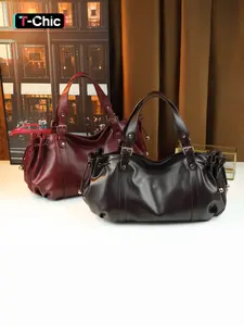 Trendy new pleated large-capacity women's bag for travel hand-held dumpling bag