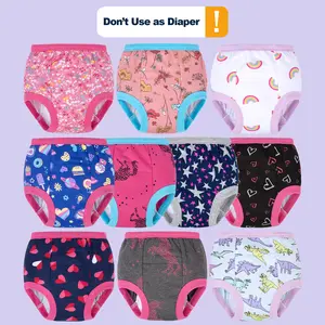 10-Pack Toilet Training Pants – Soft Cotton Underwear for Toddler Potty Practice