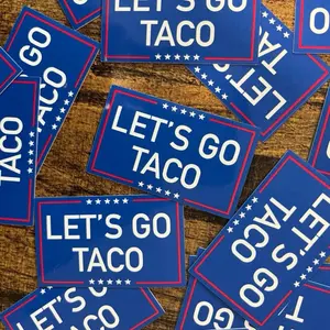LETS GO TACO Vinyl Stickers