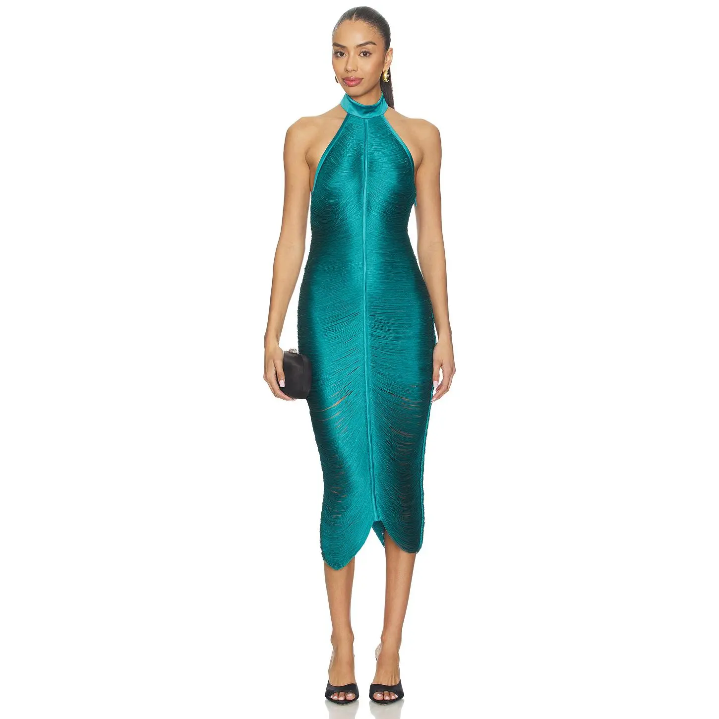 NBD Nargis Midi Dress in Teal