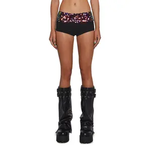 Bedazzled Babe Multicolored Sequin Shorts