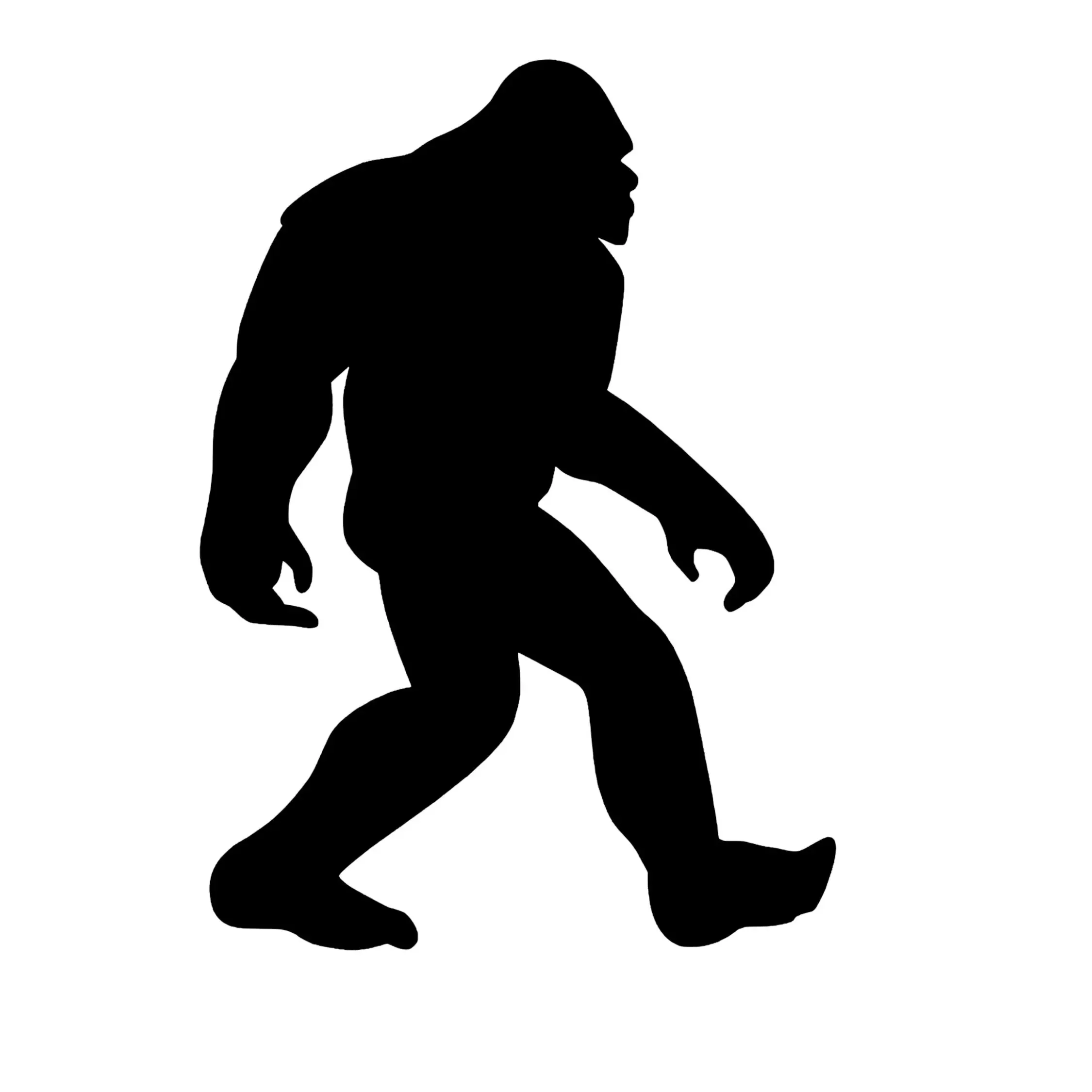Bigfoot outline vinyl decal car window choose color and size Bigfoot outline vinyl decal car window choose color and size