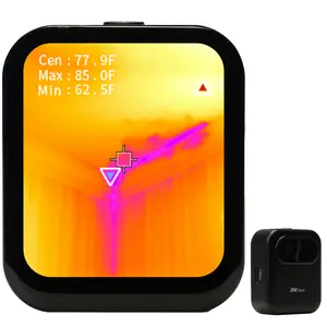 Small Thermal Camera for Beginner, 128×96 IR Resolution, Mini Thermal Imager for Home Inspection, Infrared Hidden Camera Detector Gadget Wireless Thermometer Portable