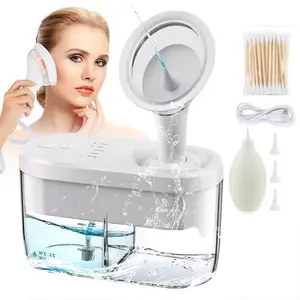 Electric Ear Wax Removal Kit - Water Powered Ear Irrigation System with Sewage Collection, 4 Clean Modes, Ipx5 Waterproof, Safe & Effective, 3 Ear Tips for Adults