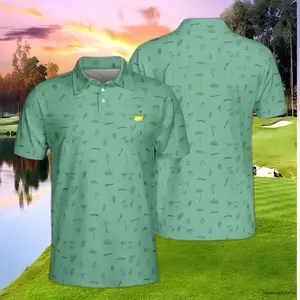2024 Masters Golf Augusta National Champions 3D All Over Print Polo Shirt Gift for Dad Men Sport Shirts for Golfer