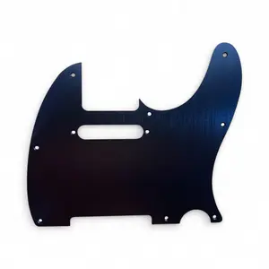New Fender Telecaster Electric Guitar Brushed Black Aluminum Replace Scratch Plate Pick Guard