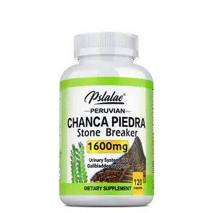Pslalae - Peruvian CHANCA PIEDRA Stone Crusher, Premium Quality, Corn & Gluten Free, 2 Capsules Per Serving