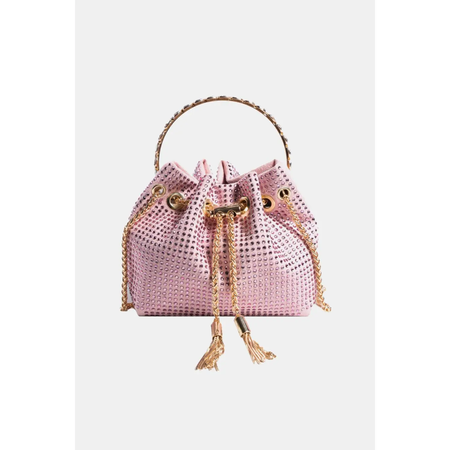 Glitter PVC Small Bucket Bag