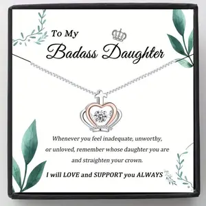 To My Badass Daughter Necklace