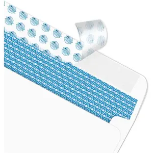 250 #10 Security Self-Seal Envelopes, Windowless Design, Premium Security Tint, Quick-Seal Closure, 4-1/8 x 9-1/2 Inches, White, 24 LB