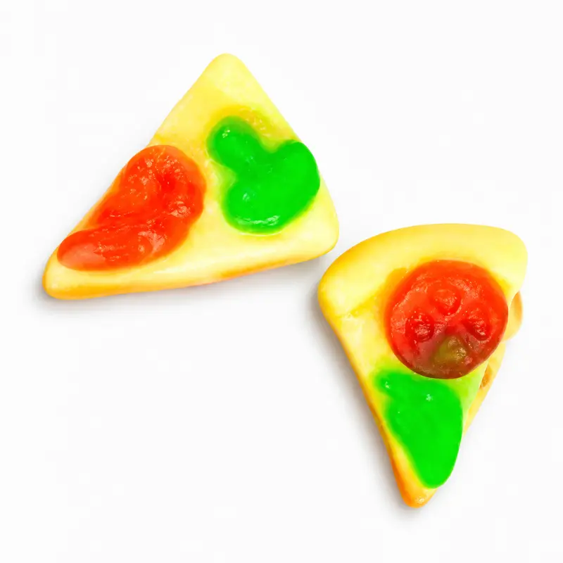 Gummy Pizza Slices • Strawberry Banana Cherry Snack Sweet Fast Shipping