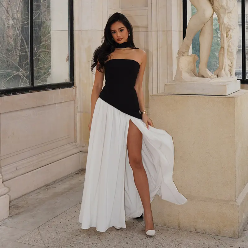 fitted long dress with split Maxi Dress Gold Split Dress Primavera Couture 4368 Fitted Long Slit Formal  Prom Sequin Dress Fuchsia