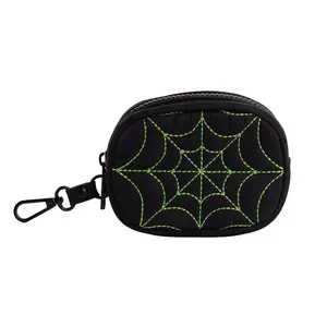 Recycled Nylon Spiderweb Charm Wallets