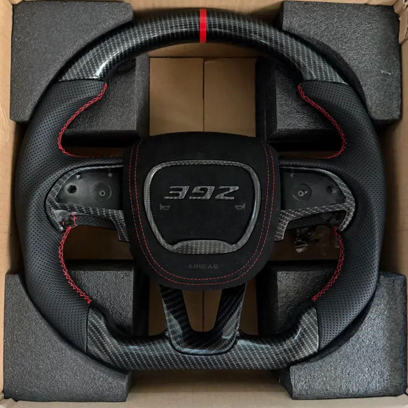 Dodge Charger/Challenger/Durango Carbon Fiber Steering Wheel Bundle (2014-2026)