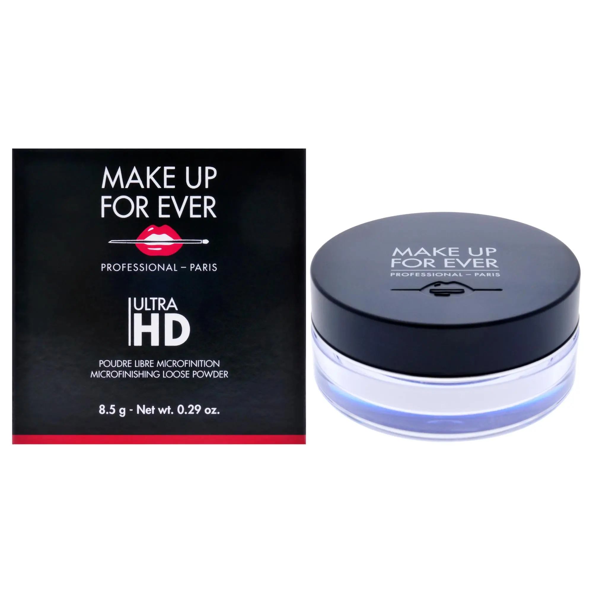 Make Up For Ever Women's Ultra HD Microfinishing Loose Makeup Powder - Shade 1 Translucent, 0.29 oz