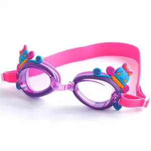 Cartoon Design Swimming Goggles, Toddler Swim Goggles, Kid Swim Goggles, 1 Count Anti-fog & Waterproof Swimming Goggles, Swimming Accessories for Daily Use