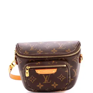 Pre-owned Louis Vuitton material Belt Bags Bum Bag Monogram Canvas Mini by Rebag