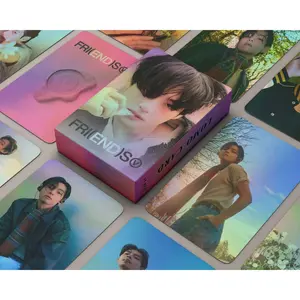 55Pcs/Set Kpop Laser Photocards Lomo Cards Idol Photo Card Postcard for Fans Collection Gift