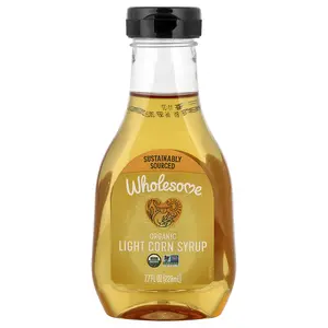 Wholesome Sweeteners Organic Light Corn Syrup, 7.7 fl oz (228 g)