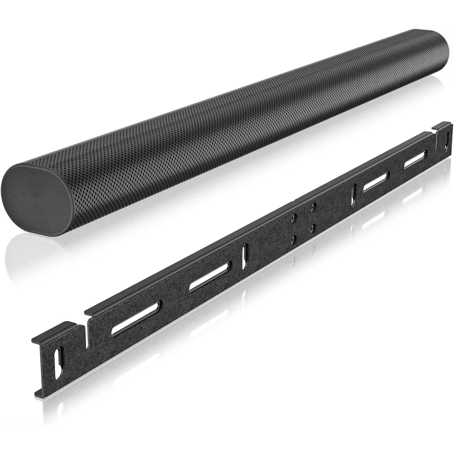 notiela Heavy-Duty Soundbar Mount for Sonos Arc and Sonos Arc Ultra Wall Mount Black - Floating Metal Shelf for Sonos Arc Mount Bracket Easy to Install Soundbar Wall Mount for Sonos Arc Ultra