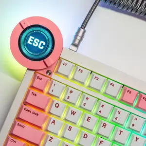 Battleye 74.5 RT HE Magnetic Wired Gaming Keyboard with Mechanical Feel Full Metal Aluminum with Touch Screen and Rapid 4-Mode Switching RGB Lighting & Gaming Accessories (Starlight Reaper)