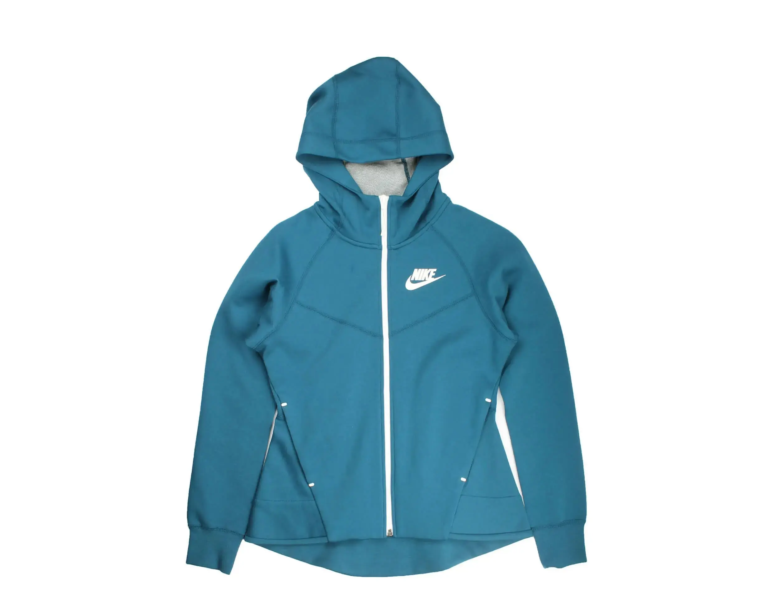 Nike Sportswear Tech Fleece Windrunner Hoodie in Blue Force/White | Women's