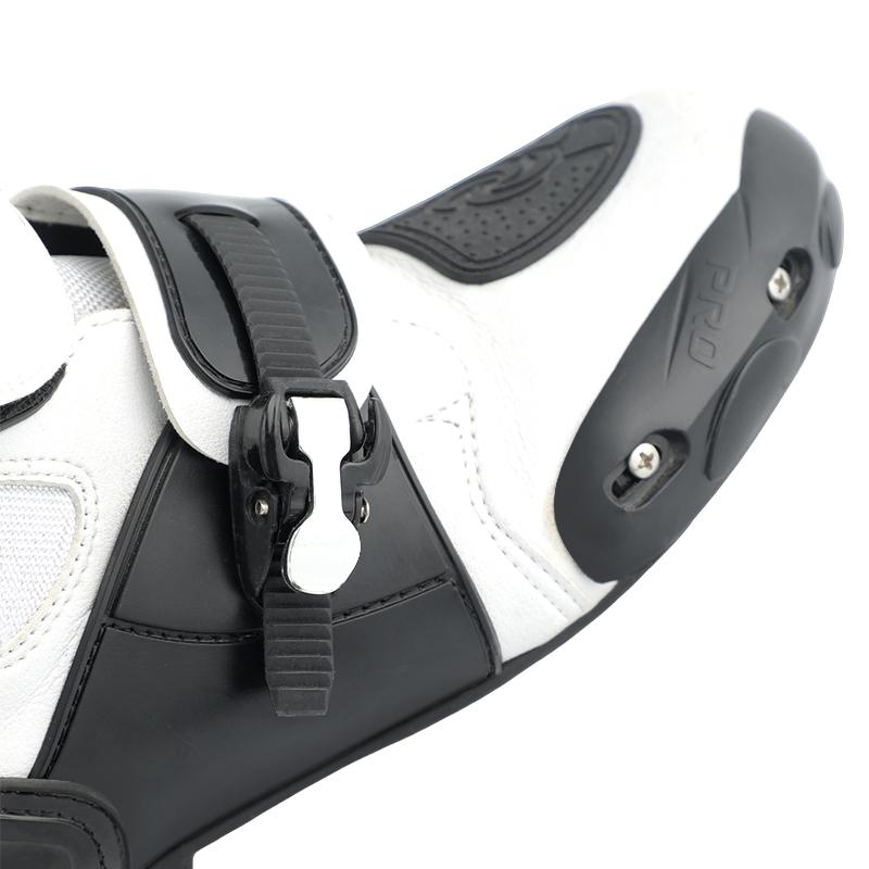 Short Motorcycle Riding Boots for Men and Women, All-Season Use, Lightweight, Non-Slip, Anti-Collision, Ankle Protection, Comfortable and Breathable Motorbike Riding Shoes Gear