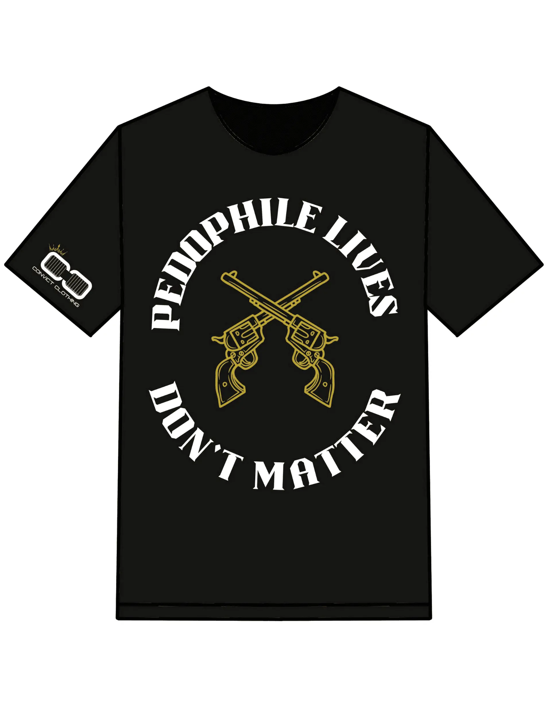 Pedo Lives Don't Matter T-Shirt Black, For Men, For Women, For Fan, Cotton Tee