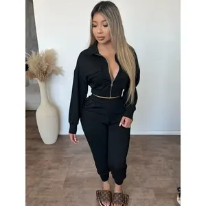 Karina Double Soft 2 Piece Set (Black)