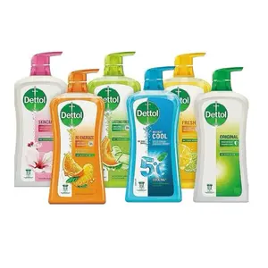 Dettol Body Wash 900 ml Original, Lasting Fresh, Cool, Peach Scent & 3 Bar Soap Choose Below
