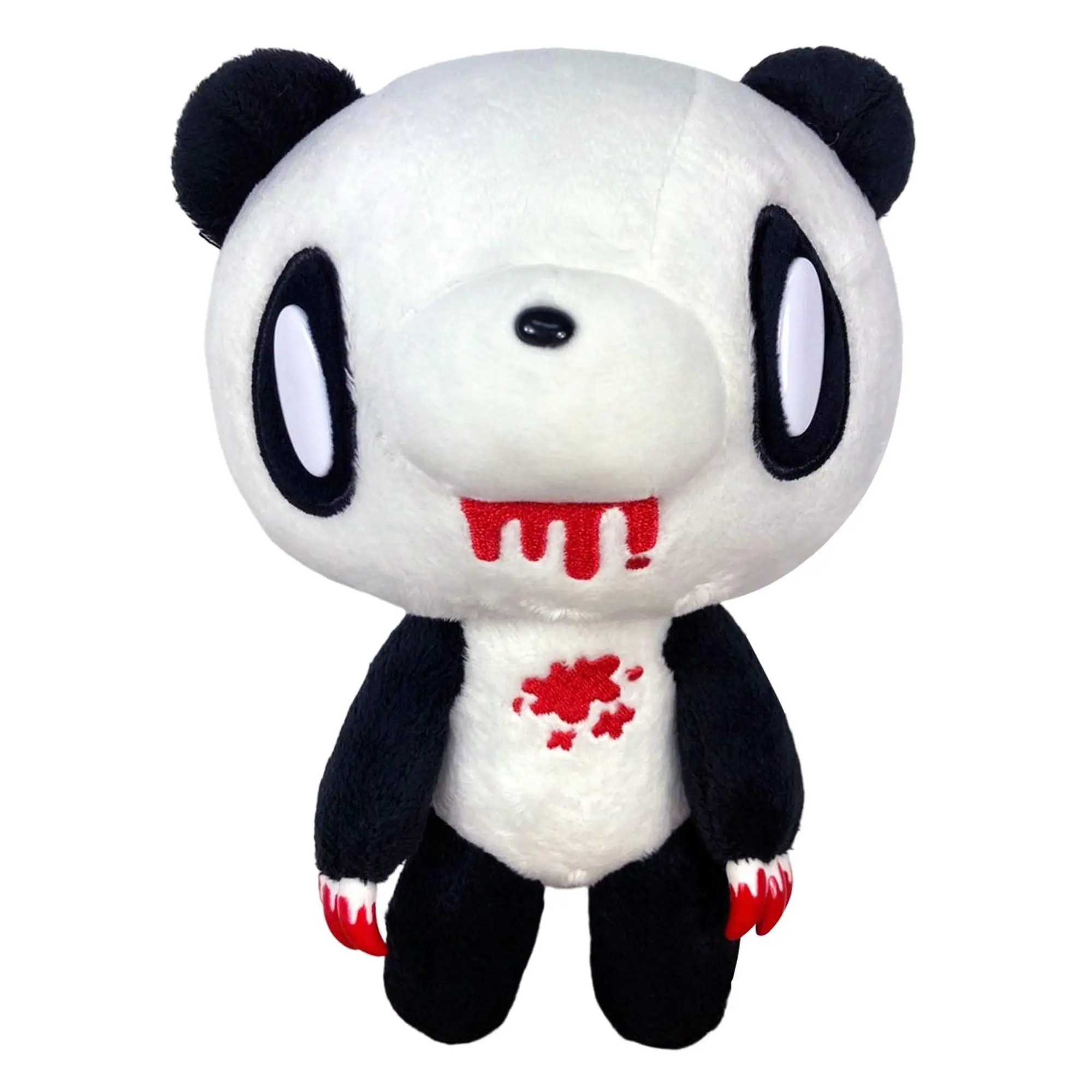Gloomy Bear And Gloomy - Black White Gloomy Bear Plush 8"H