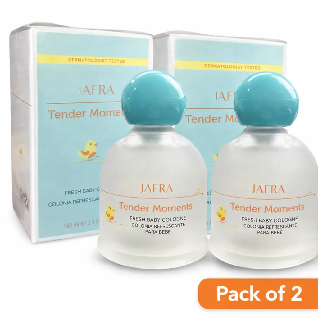 Jafra Tender Moments Alcohol-Free Baby Cologne - Unisex Skin-Friendly Fragrance for Newborns & Delicate Skin, Sweet Floral Baby Aroma, 3.3 fl oz, No Irritation, Easy Usage, Liquid, Gentle, Soft Floral, Fresh
